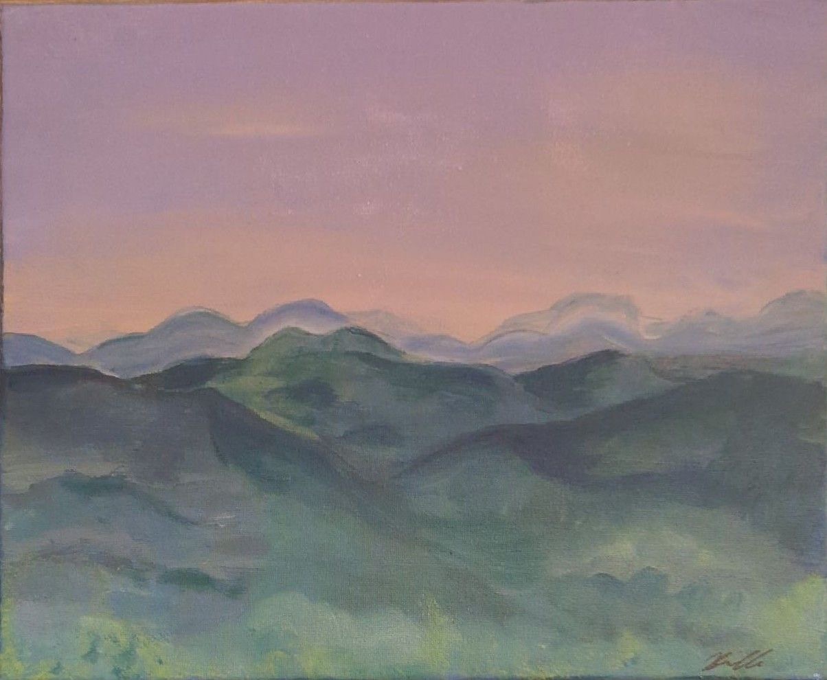 Vermont Hills Painting